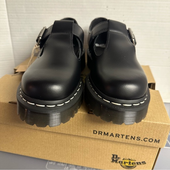 Dr Martens POLLEY BEX Smooth Leather Mary Jane Shoes - Picture 8 of 11